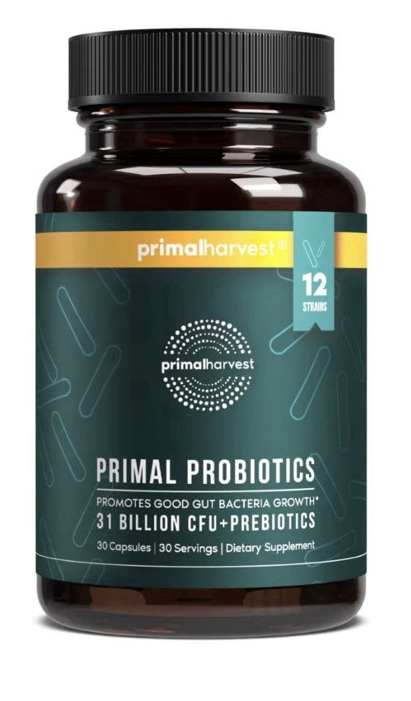 Primal Harvest Primal Probiotics Prebiotics Women Men Daily Supplement 2 Packs