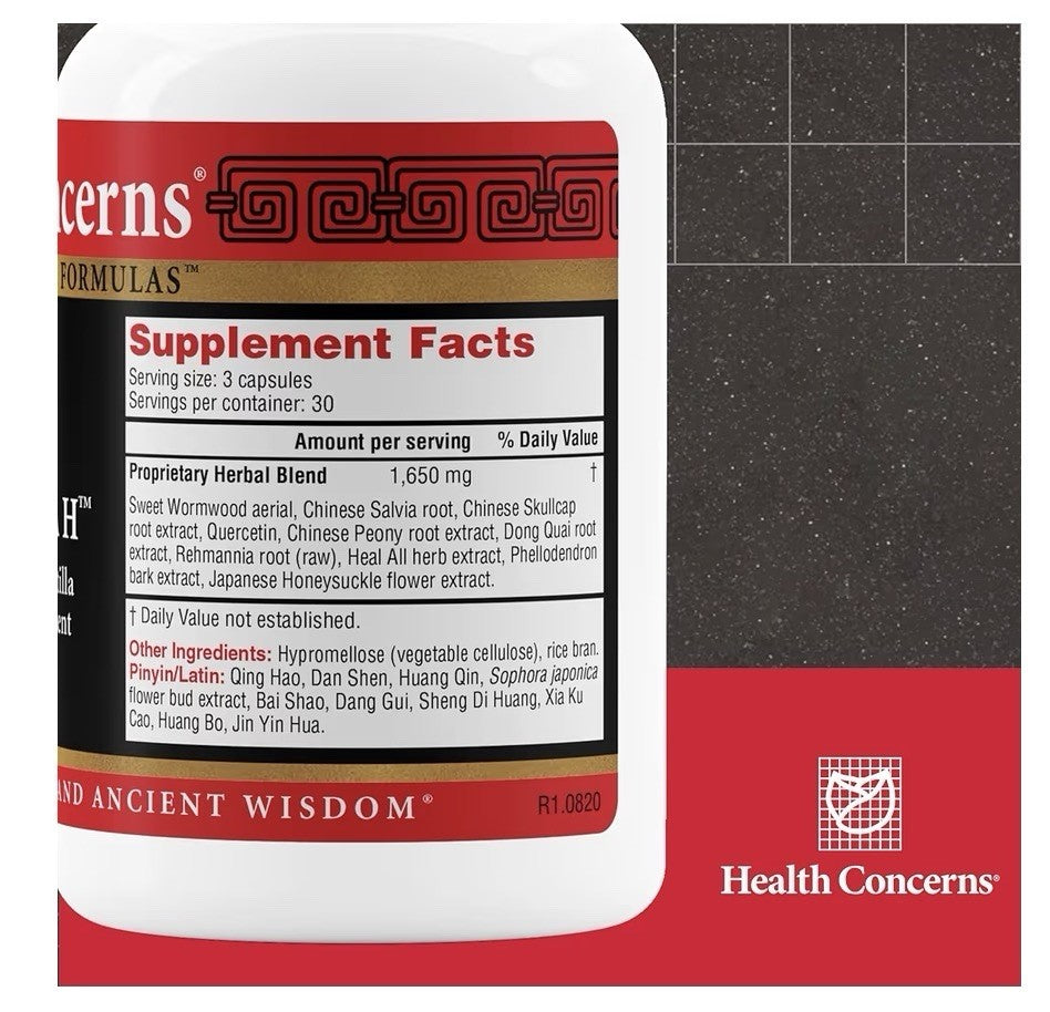 Health Concerns Formula H Herbal Supplement Blood Circulation & Vascular Support