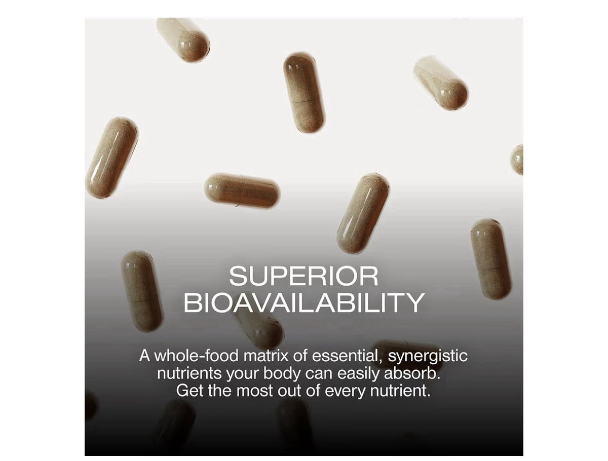 Human Nature Human Potential Wild Grass Fed Bison Organ Supplement Vitality 180c