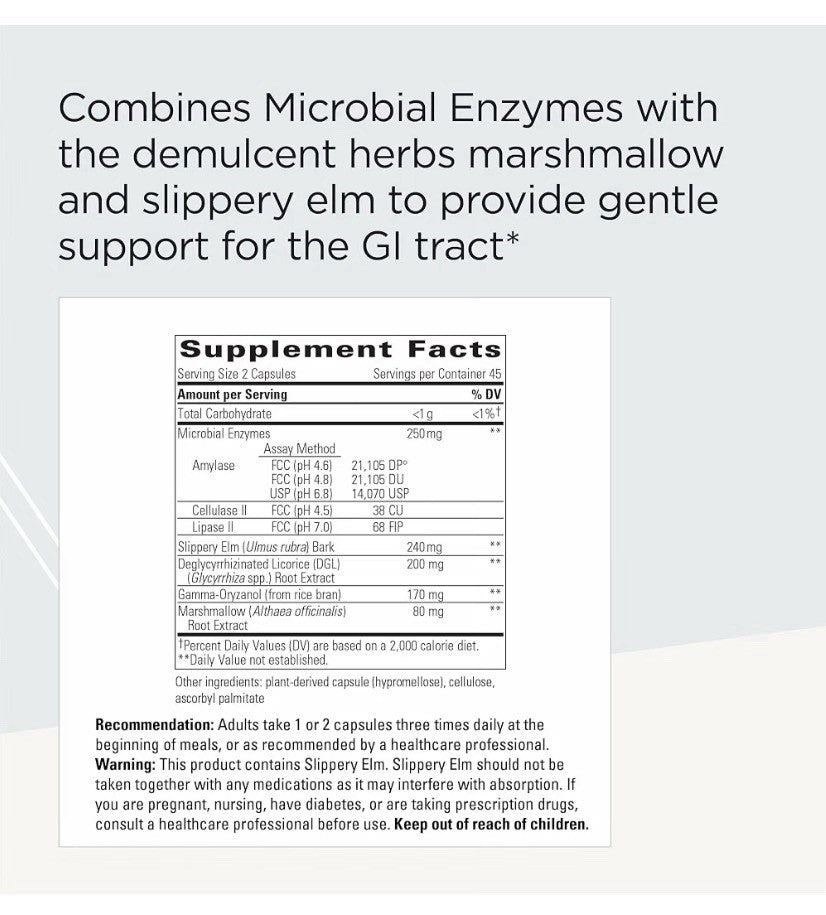 Integrative Therapeutics Similase Sensitive Stomach Digestive Enzymes 90 capsule