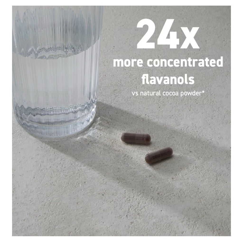 2 Pack CocoaVia Cocoa Flavanols 500mg Heart Brain Circulation Support Supplement
