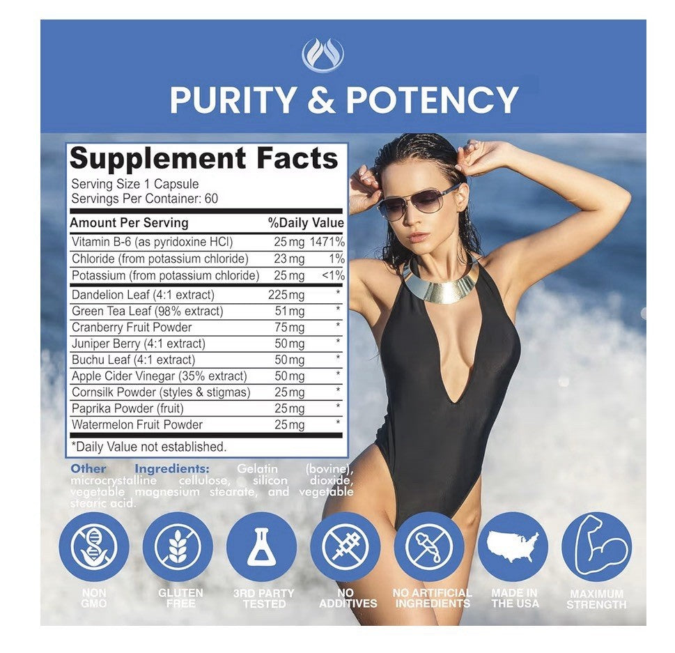 THE ENCLARE NUTRITION WATER SHED Flush Cleanse Energize Water Retention 3 Pack