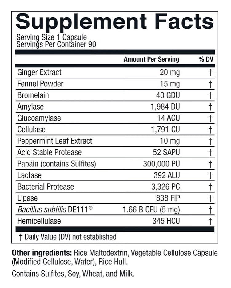 Live Conscious DigestWell Fast-Acting Digestive Support Gas & Bolting 90 Capsule