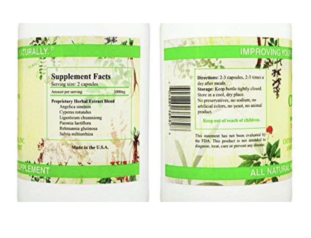 Chi's Enterprise Chi-F 500mg each Capsule 120 Capsules