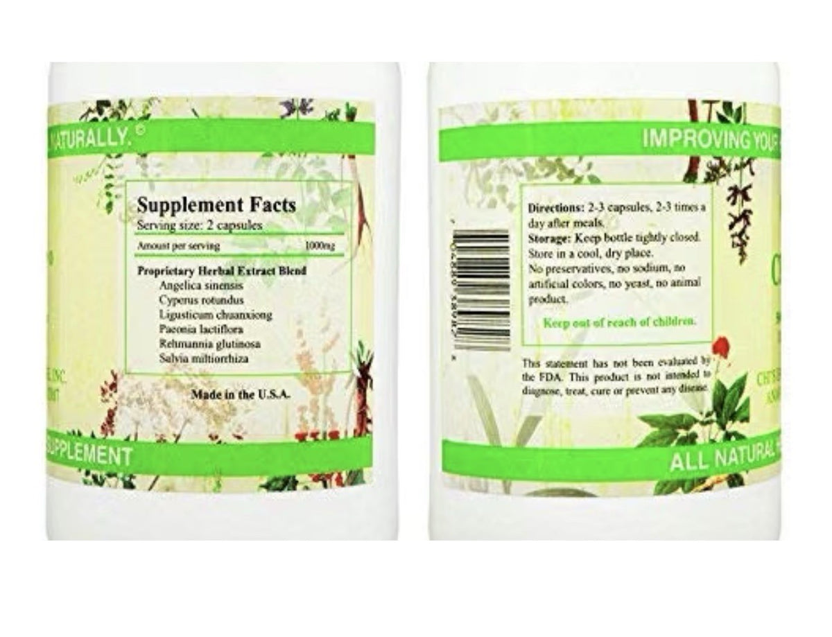 Chi's Enterprise Chi-F 500mg each Capsule 120 Capsules