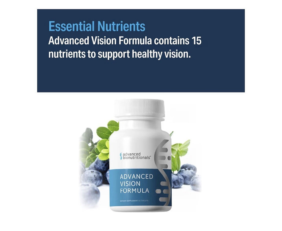 Advanced Bionutritionals Advanced Vision Formula Healthy Vision Eye Function 60T