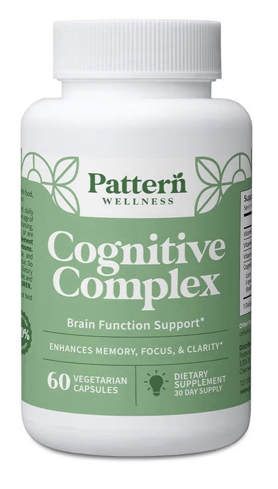 Pattern Wellness Cognitive Complex Brain Function Support Memory Focus Clarity