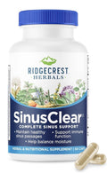 RidgeCrest Herbals SinusClear Respiratory Support Healthy Sinus Passages 60 Caps