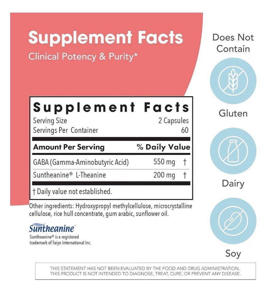 Allergy Research Group ARG 200 mg of Zen Calmness Support Day Or Night 60capsule