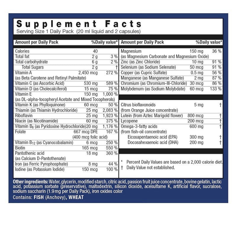 Orthomol Vital M Daily Multivitamin for Men Reduction Of Tiredness And Fatigue