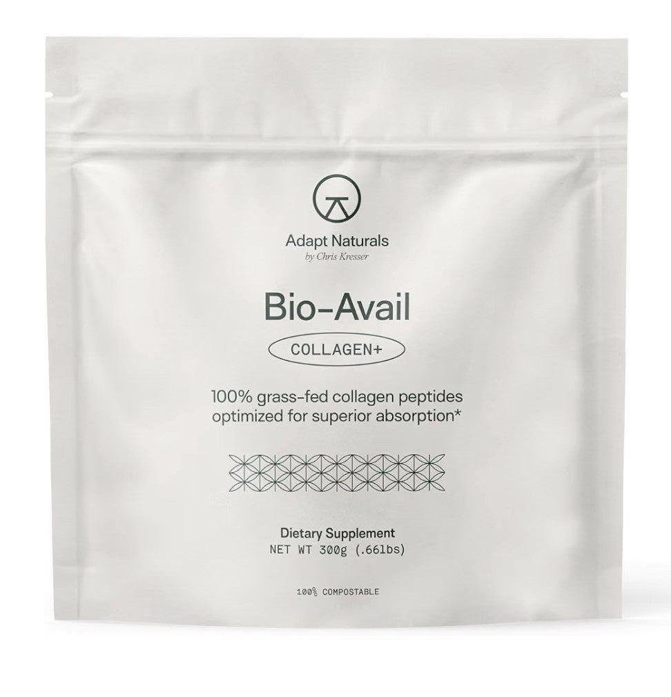 Adapt Naturals Bio-Avail Collagen+ Grass Fed Collagen Peptides Women Men 300gram