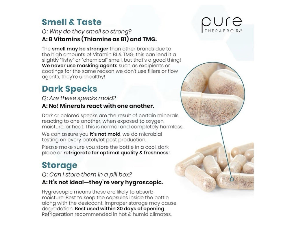 Pure Therapro Rx Methyl Multi Without Iron Methylated Multivitamin 60 Capsules