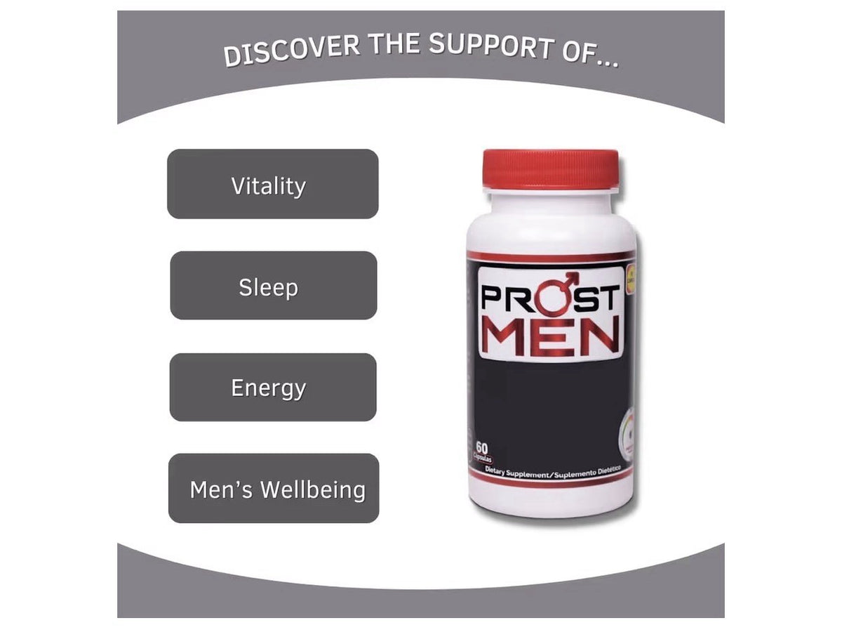 PROSTMEN Prostate Supplement Prostate Support Urinary Frequency Vitality 2 Packs