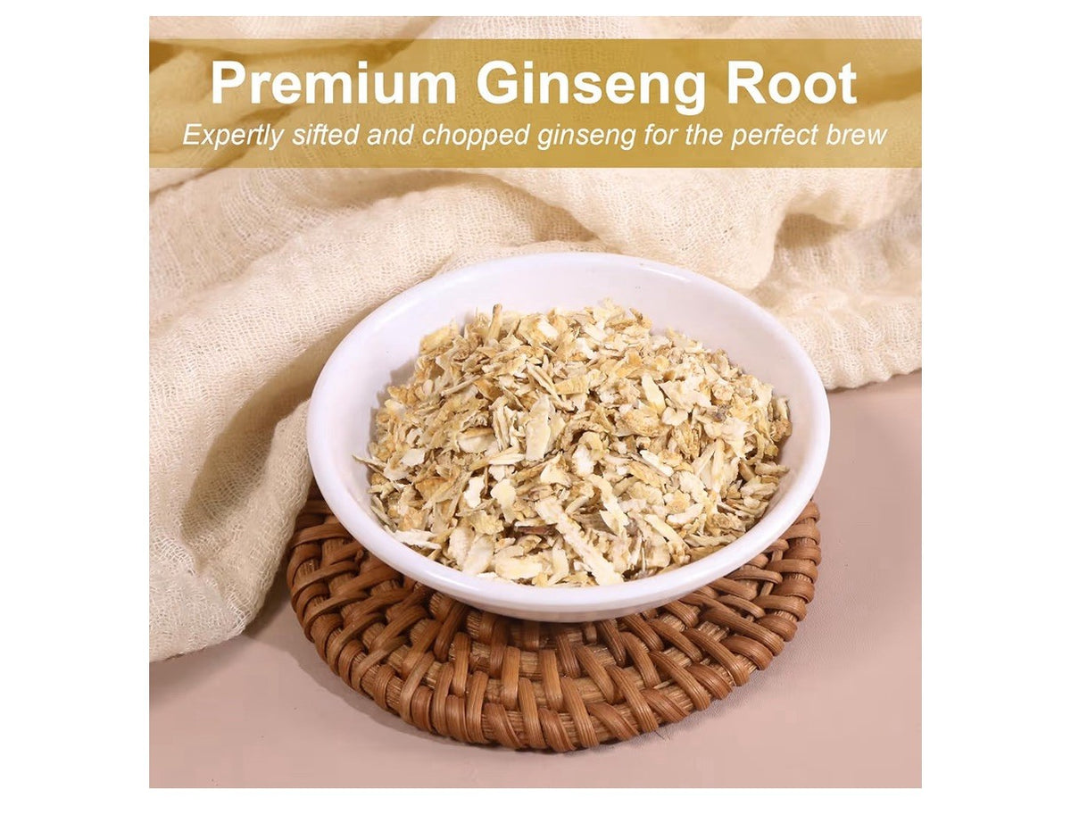 TEARELAE Pure Ginseng herb Boost Energy Focus Caffeine-Free Non-GMO 40 Tea Bags