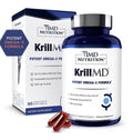 1MD Nutrition KrillMD Antarctic Krill Oil Omega 3 Astaxanthin EPA DHA 60Softgels