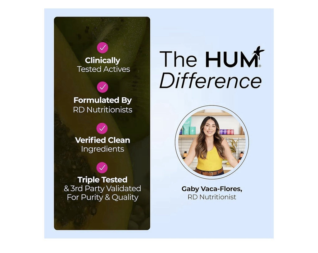 HUM Collagen Love Skin Supplement Skin Elasticity & Firmness Women & Men 90 Caps