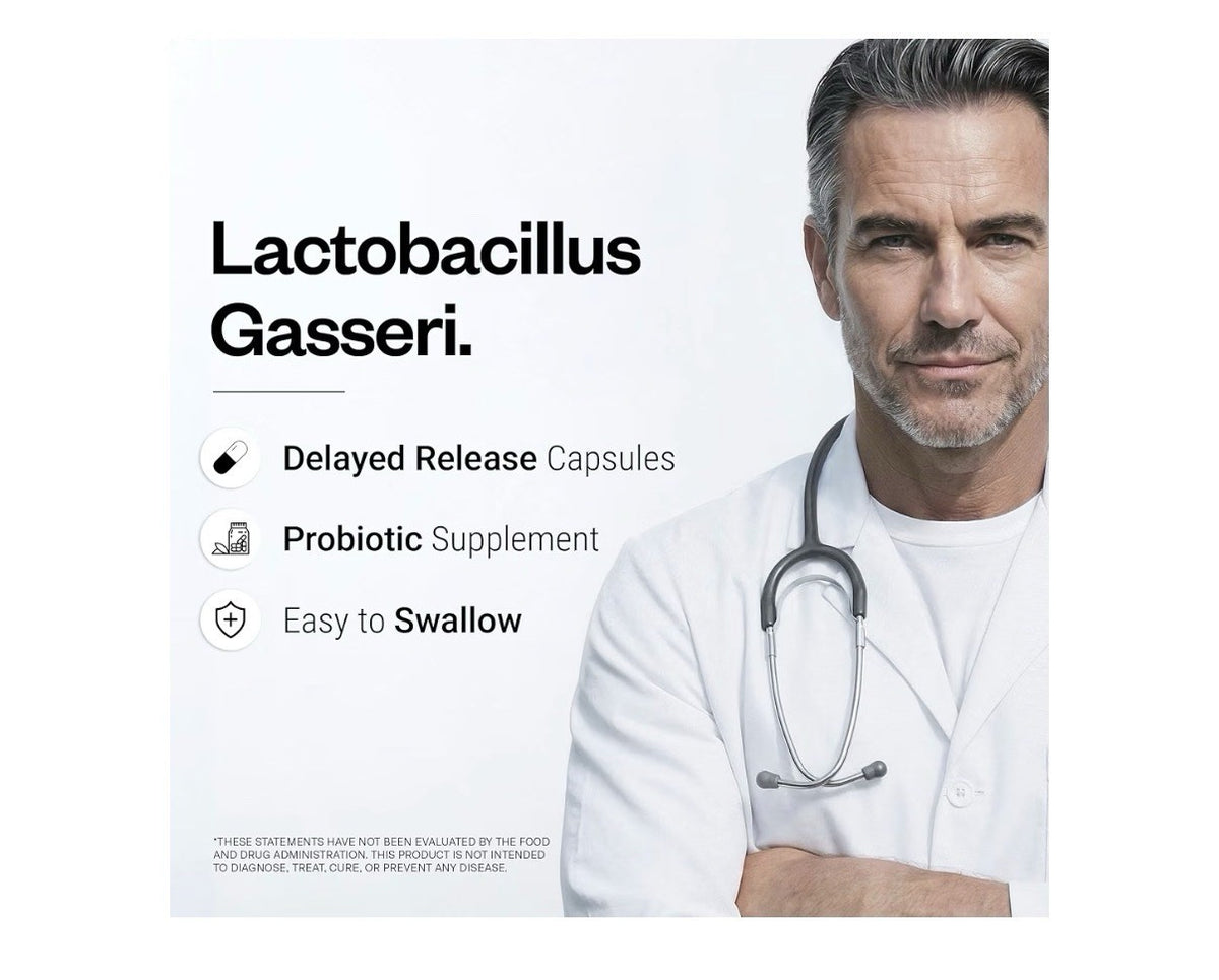Supersmart Lactobacillus Gasseri 12 Billion CFU per Day Probiotic 90 Capsules