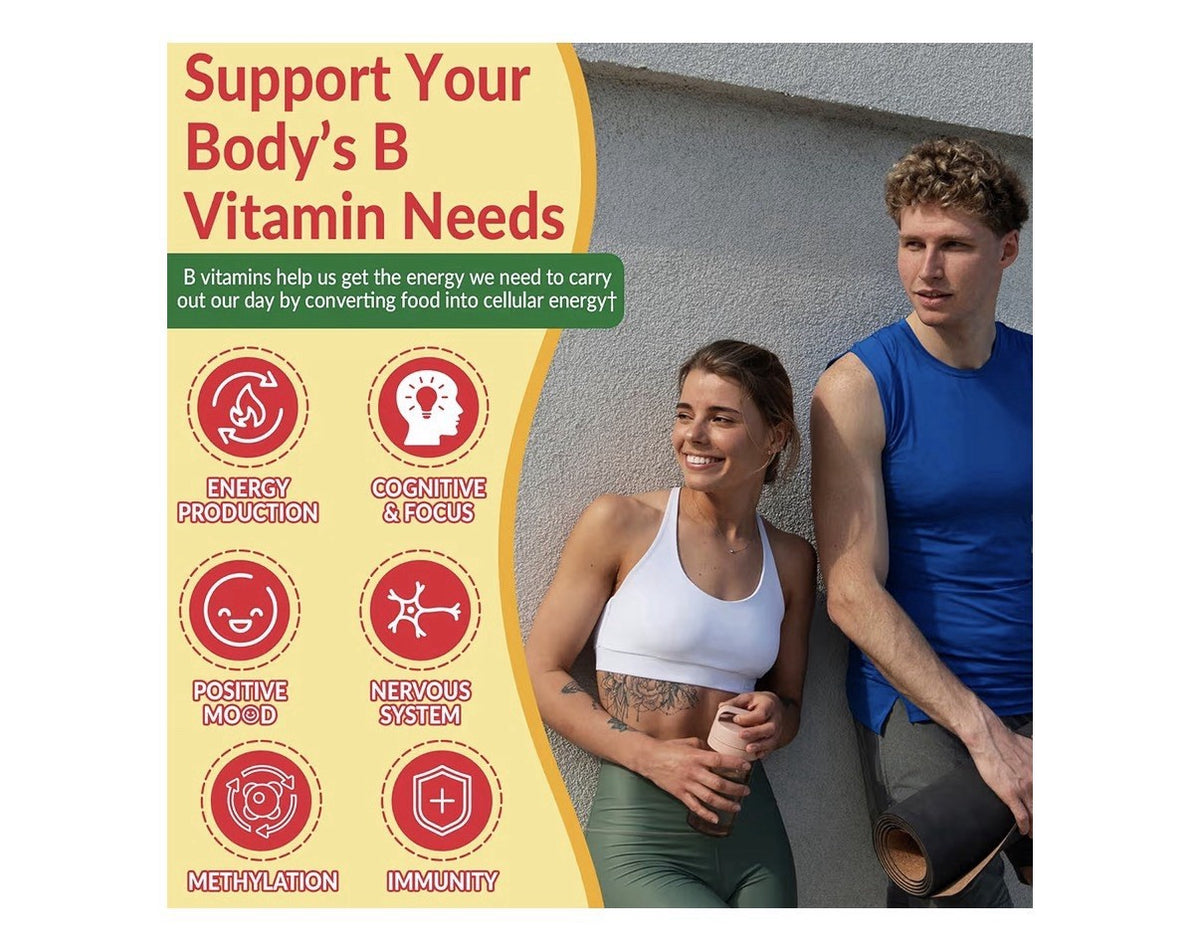 2 Pack Neviss B 100 Complex Methylated B Complex Women & Men Energy Brain Immune