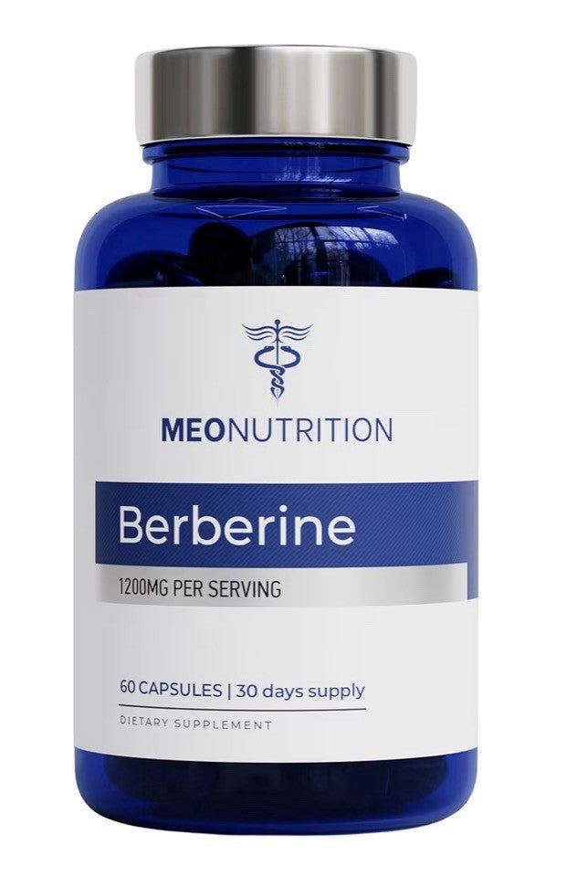 Meo Nutrition Berberine Supplement 1200mg HCI Metabolic Overall Health 60Capsule