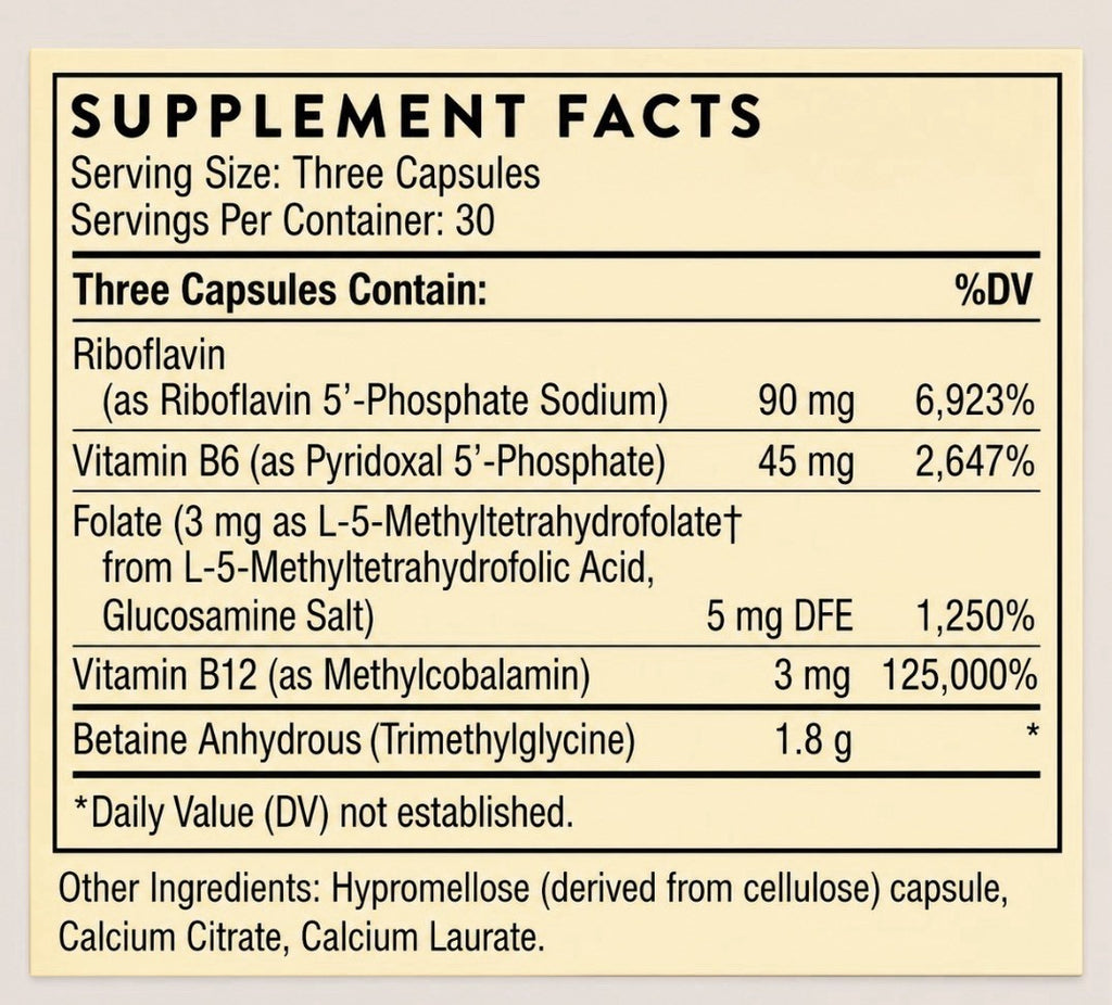 THORNE Methyl-Guard Plus Methylation Factors 90 Capsules Dietary Supplement