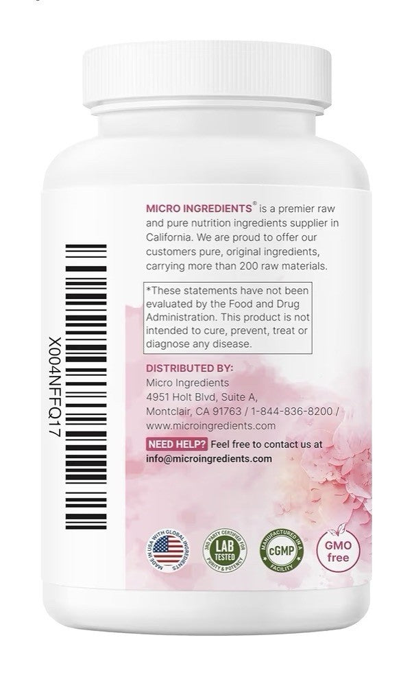 Myo-Inositol & D-Chiro Inositol 2,050mg Per Serving Clean Ingredients 240Capsule