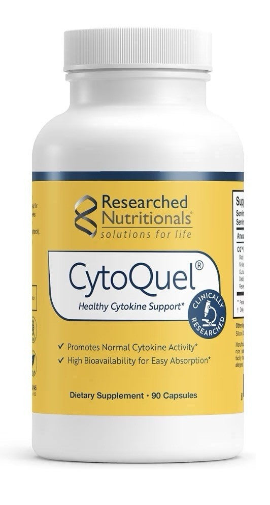 Researched Nutritionals CytoQuel Healthy Cytokine Support Supplement 90 Capsules