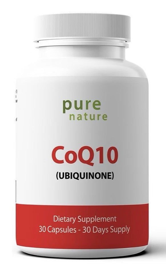 PureNature CoQ10 Ubiquinone Dietary Supplement 30 Capsules