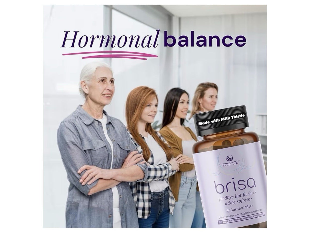 Munar Brisa Menopause Support Hot Flashes Relief Hormonal Balance for Women 60ca