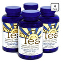 4 Pack ULTIMATE EFAs YES Plant-Based Omega 3-6-9  Fish Oil Heart Skin Eye Immune