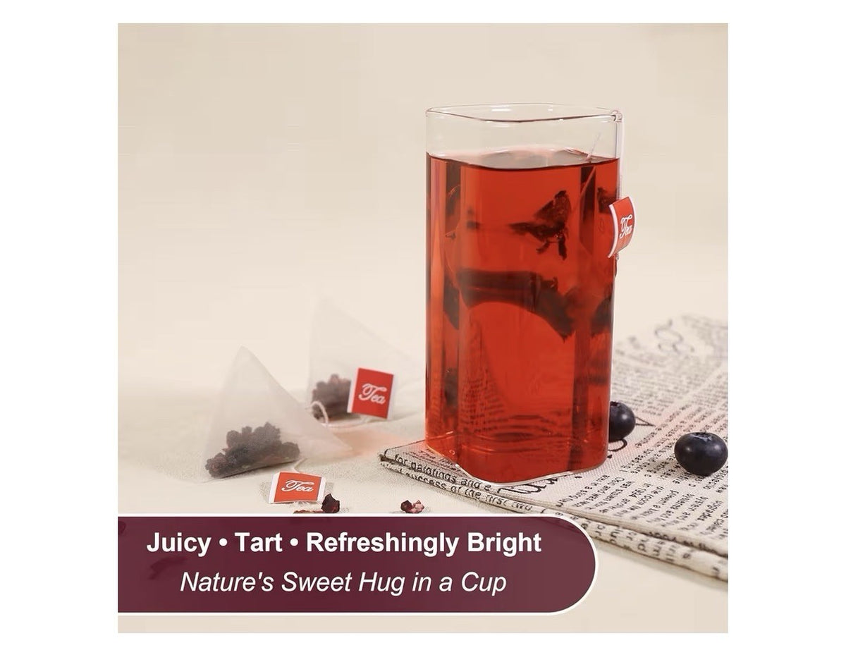 TEARELAE Blueberry Tea with Hibiscus Mint & Raisins Refreshing Taste 40 Tea Bags
