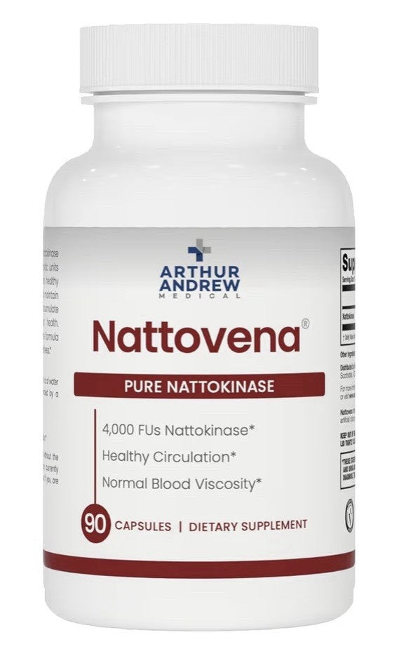 Arthur Andrew Medical Nattovena Pure Nattokinase Circulatory Heart Health 90caps