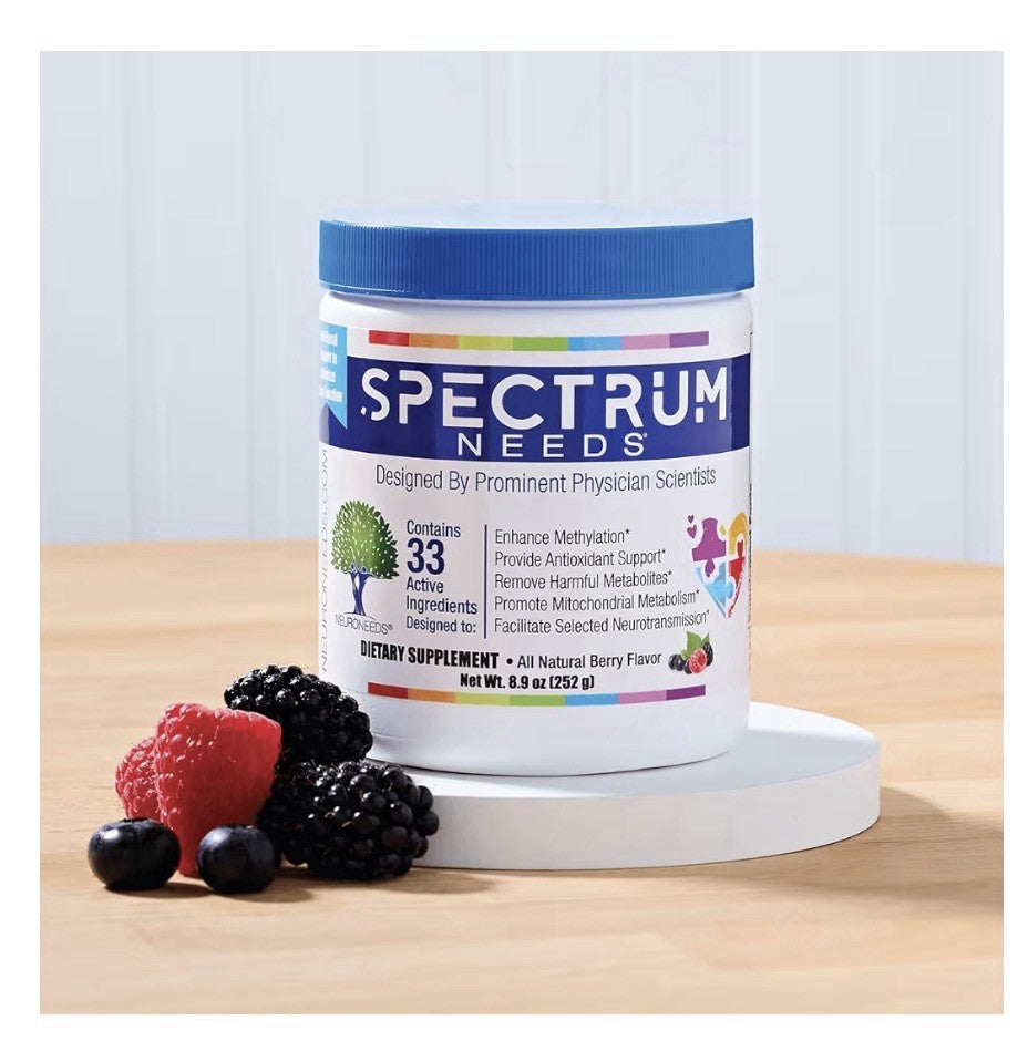 SpectrumNeeds® by NeuroNeeds Comprehensive Nutritional Support 252 grams Berry