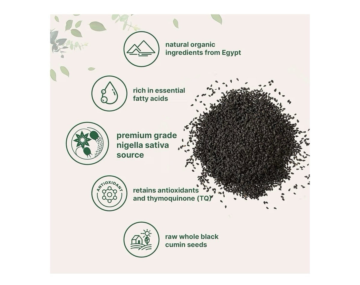 Organic Black Cumin Seed Nigella Sativa Premium Grade  2lbs