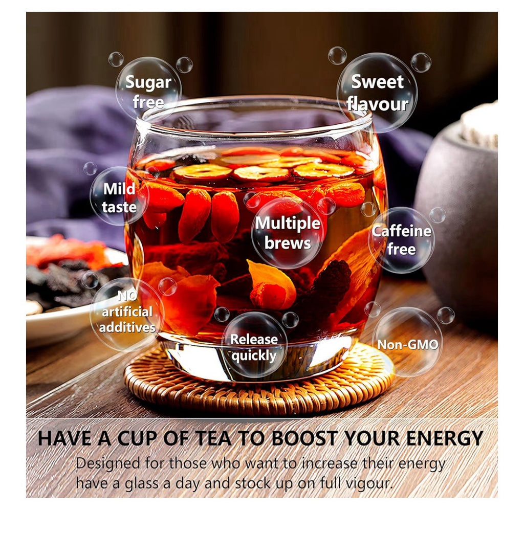 Teeo Deeo Ginseng Five Treasure Kidney Detox Herbal 7 Ingredients Blend 30Teabag