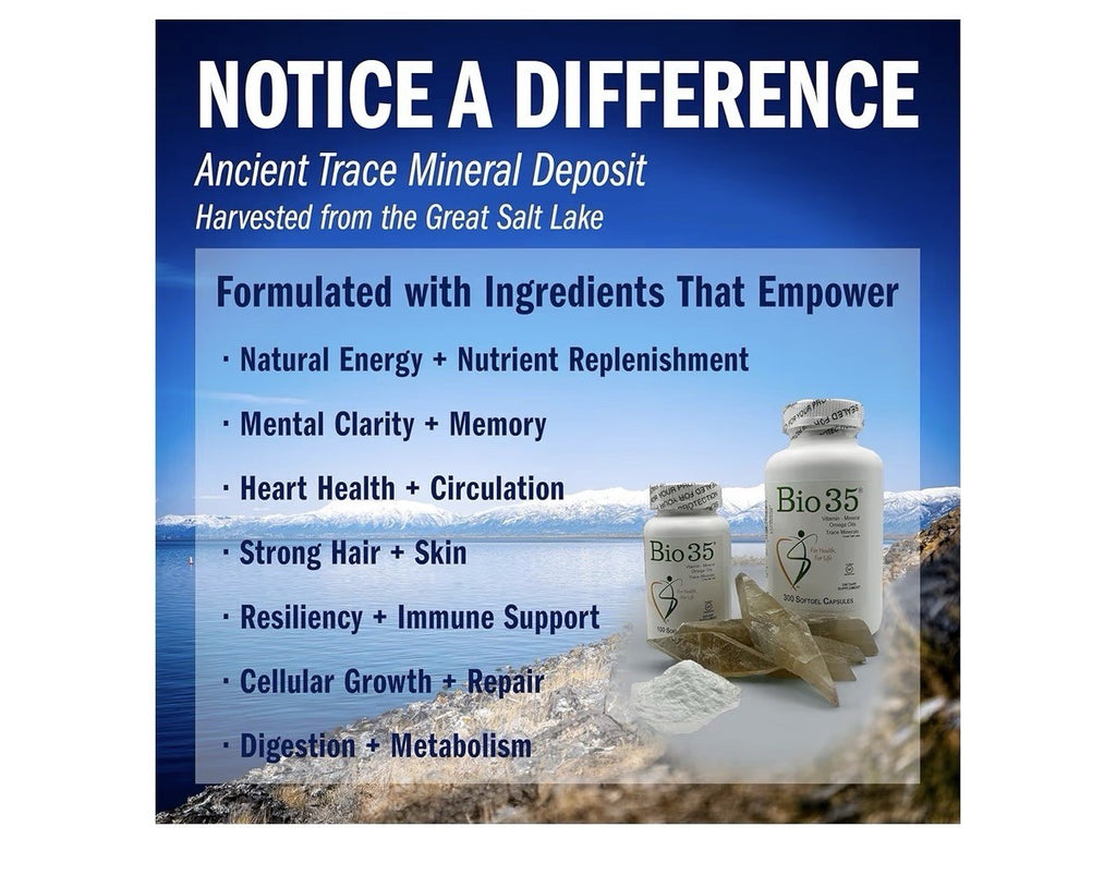 Bio35 Vitamin Mineral Omega Oils Trace Minerals Daily Multivitamin W/ Iron 100sg