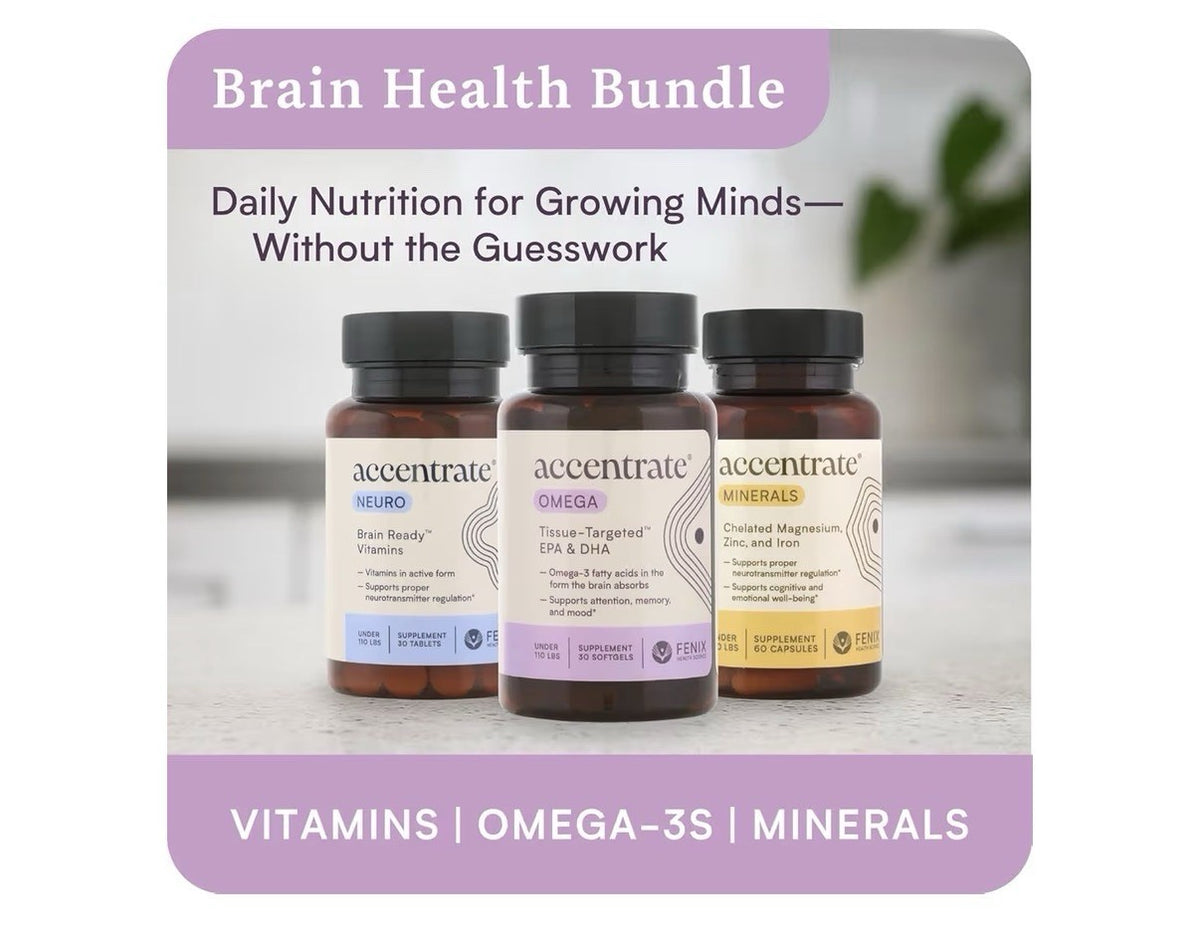 Accentrate Omega w/LYSOVETA LPC | EPA & DHA Supplements Brain Health 30 Caps