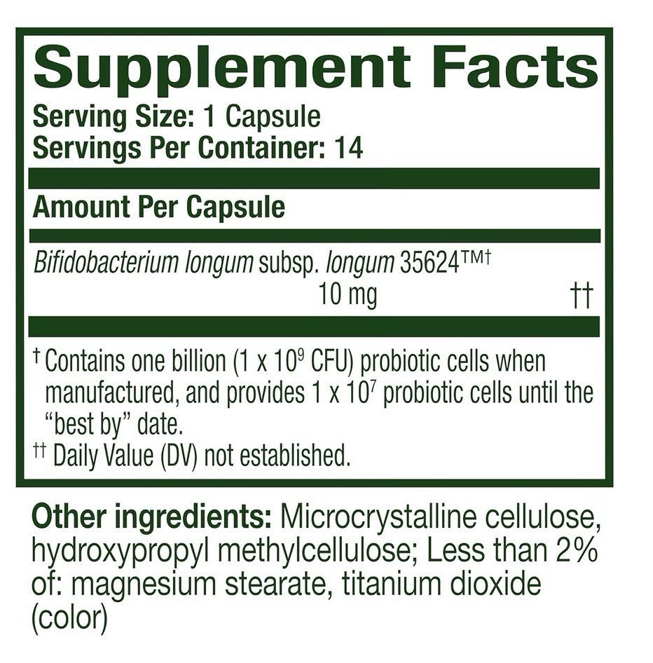 Align Probiotic 24/7 Digestive Support Bloating Gas Help for Women & Men 14 caps