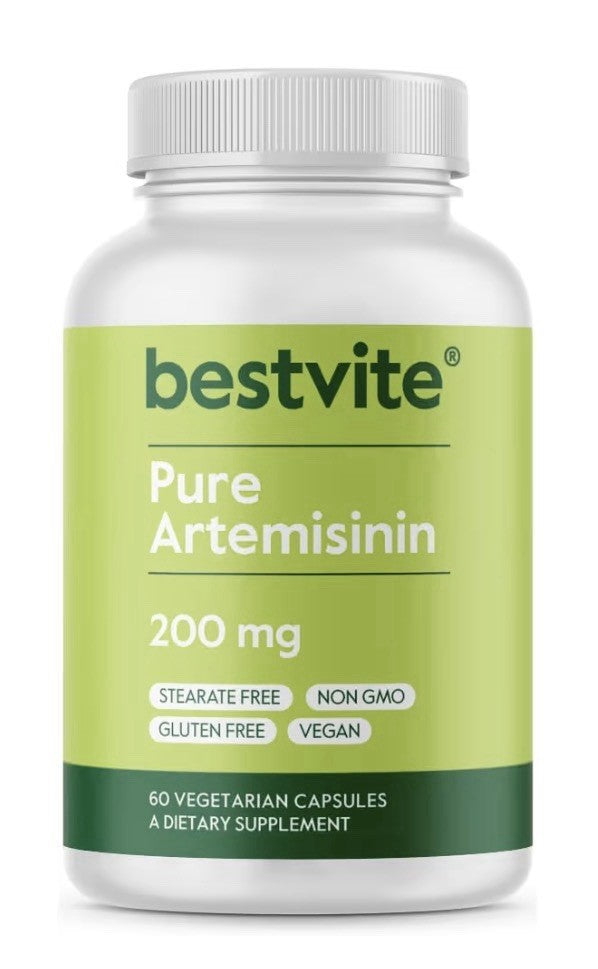 BESTVITE Artemisinin Pure 200mg Per Capsule 2 Pack 60 Vegetarian Capsules Each
