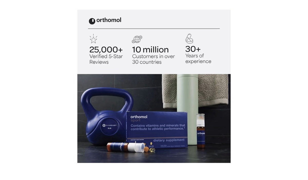 Orthomol Sport Athletic Performance Premium Sports Nutrition 30 Daily Servings