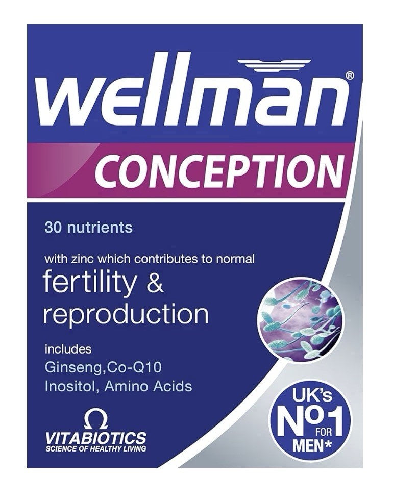 VITABIOTICS Wellman CONCEPTION Fertility & Reproduction 30 TABLETS