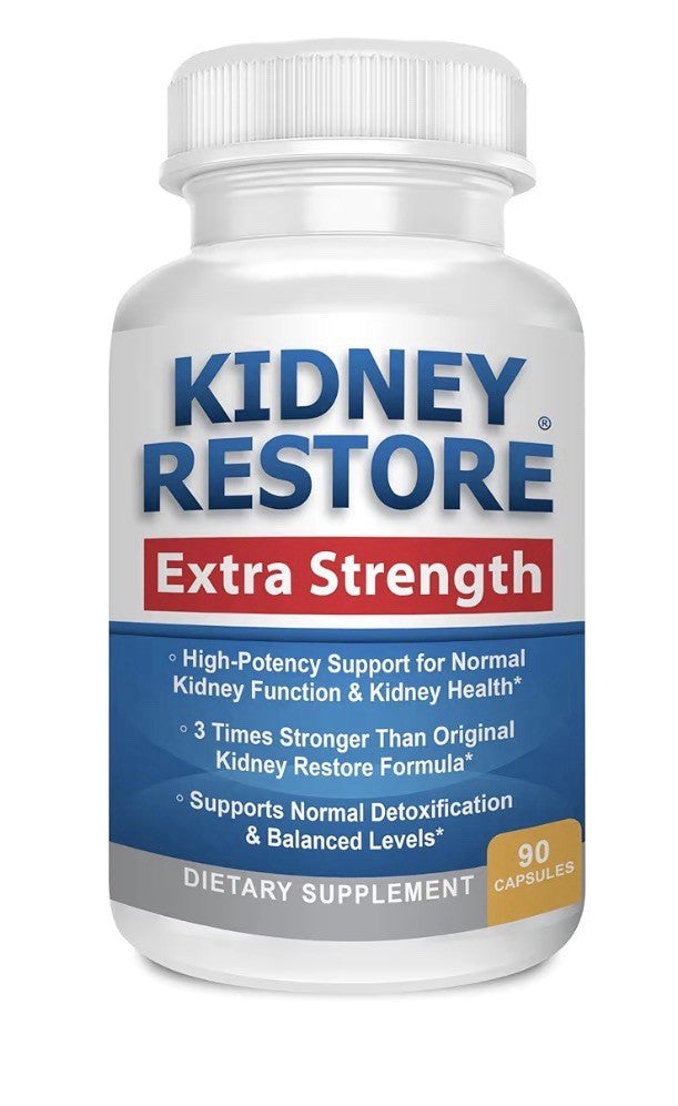Kidney Restore Extra Strength Cleanse Detox Repair Kidney Health Function 90caps
