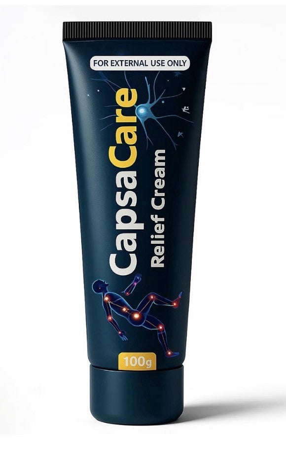 CapsaCare Neuropathy Relief Cream Nerve Joints Cream with Capsaicin Arnica 1Pack
