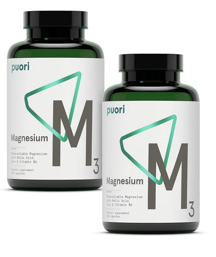 2 Packs Puori Magnesium Complex Supplement Immune Bone Sleep Muscle Recovery
