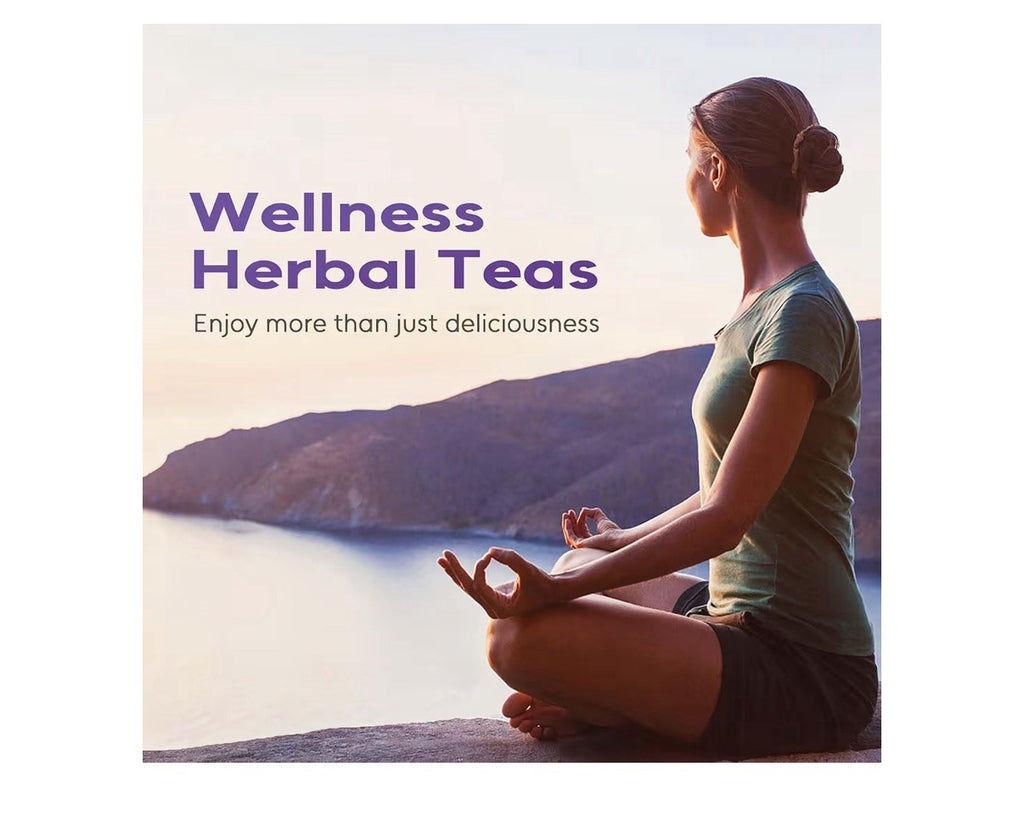 FullChea Hyssop Tea Bags Herbal Caffeine-Free Support Digestion 50 Tea Bags