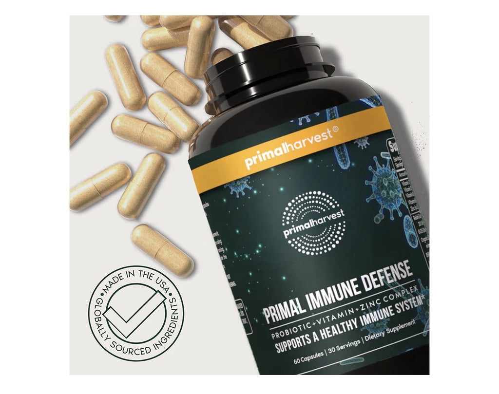 Primal Harvest Primal Immune Defense Probiotics Immune Booster Support 2 Pack