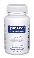 Pure Encapsulations Iron-C 15 mg 175 mg Vitamin C Red Blood Cell Support 60 Caps