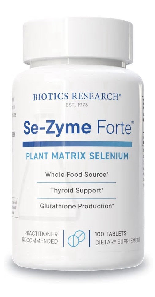 Biotics Research Se-Zyme Forte™– Whole Food Selenium Cognitive Heath 100 Tablets
