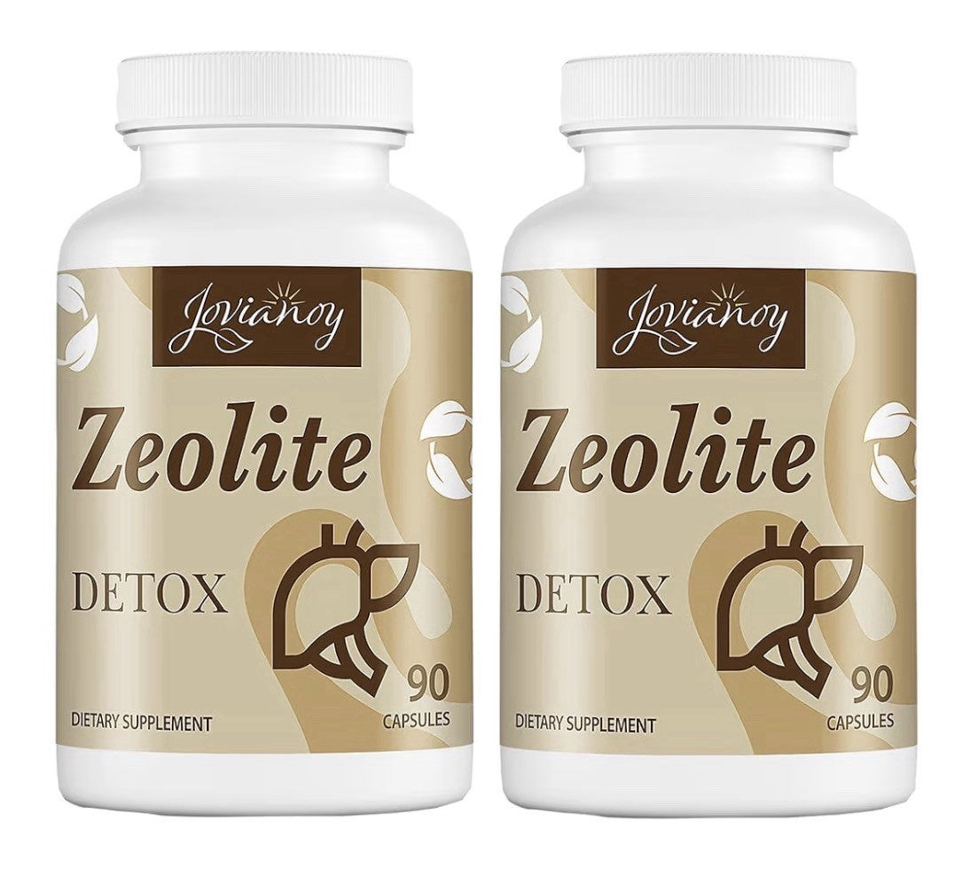 Jovianoy Zeolite Detox Zeolite Clinoptilolite Activated Charcoal Cleanse 2 Pack