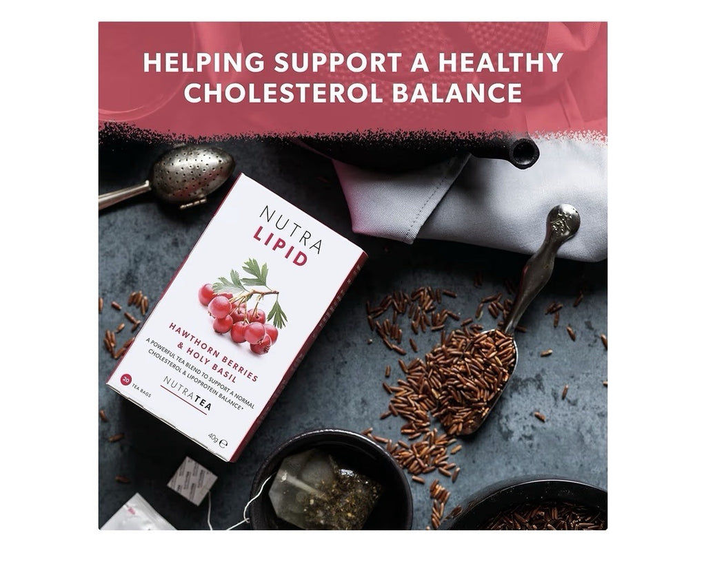 Nutra Lipid Hawthorn Berries&Holy Basil Cholesterol Lipoprotein Balance 20TeaBag