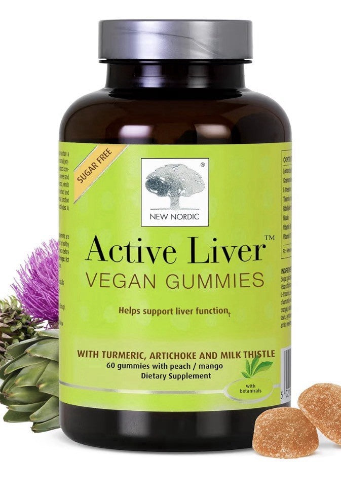 3 Pack NEW NORDIC Active Liver Vegan Gummies Helps Support Liver Function